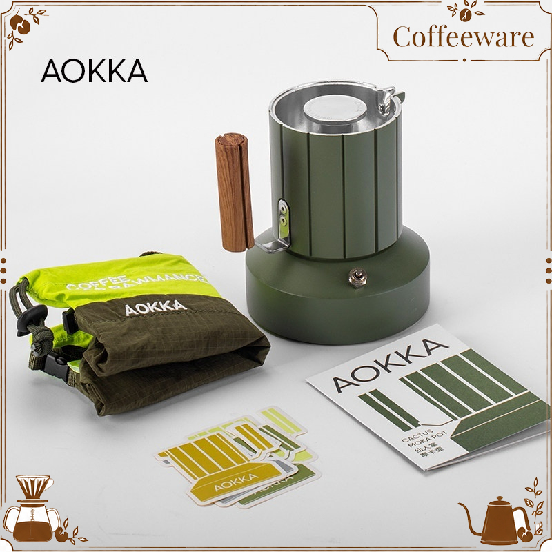 Moka Pot Stove - AOKKA Double Valve Moka Pot Cactus