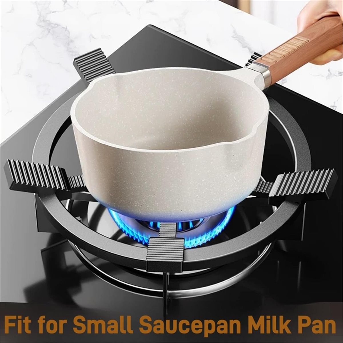 Moka Pot Stove - Cast Iron Wok Support Ring for