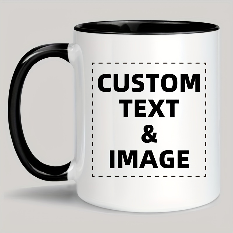 Custom Photo & Text/Logo Mug - - огляд і ціна Coffee Tea Name