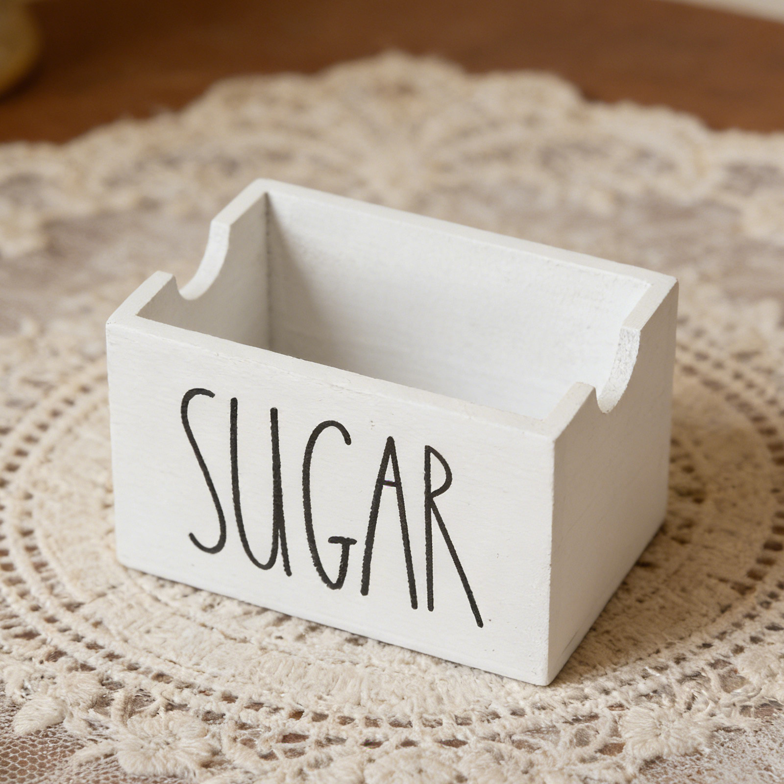 Wood Sugar Packet Holder Woode - огляд і ціна Coffee Tea Sugar