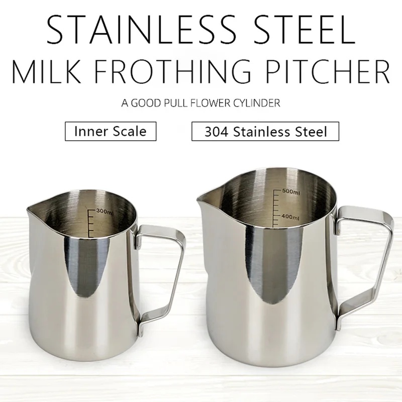 Stainless Steel Milk Frothing  - огляд і ціна Barista Milk Jug