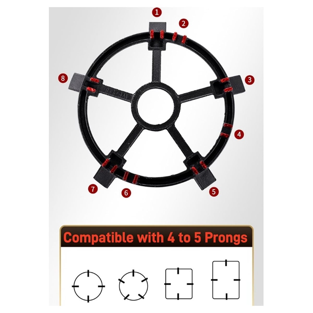 Cast Iron Wok Support Ring for - огляд і ціна Moka Pot Stove