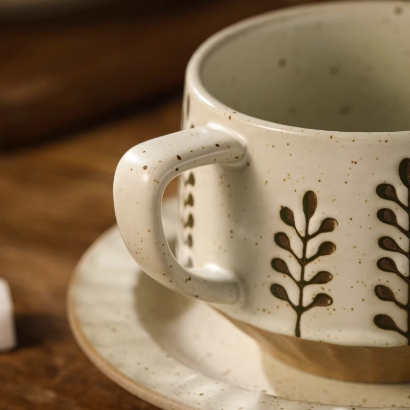 Retro Ceramic Cup Coarse Potte - огляд і ціна Coffee Tea And Sugar Set