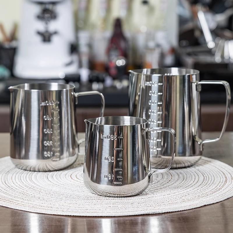 Stainless Steel Milk Frother J - огляд і ціна Barista Milk Jug