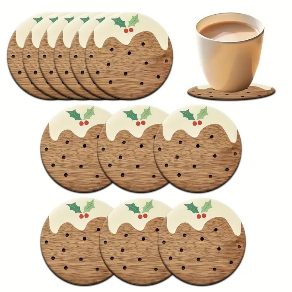 Wooden Cup Coasters Set Puddin - огляд і ціна Coffee Tea And Sugar Set