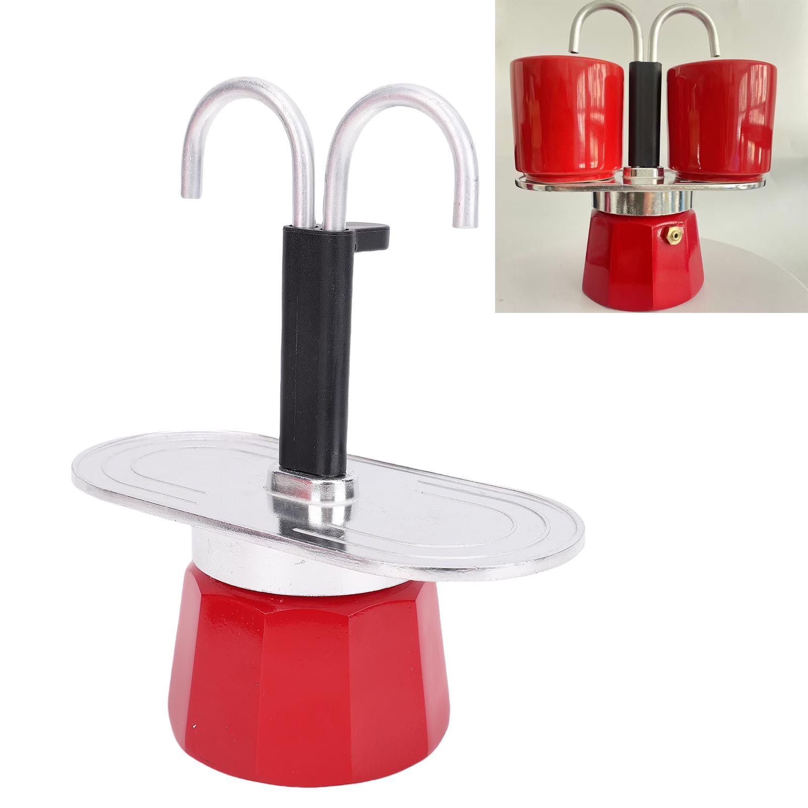 Double Cup Coffee Pot  2 Cups  - огляд і ціна Moka Pot Stove