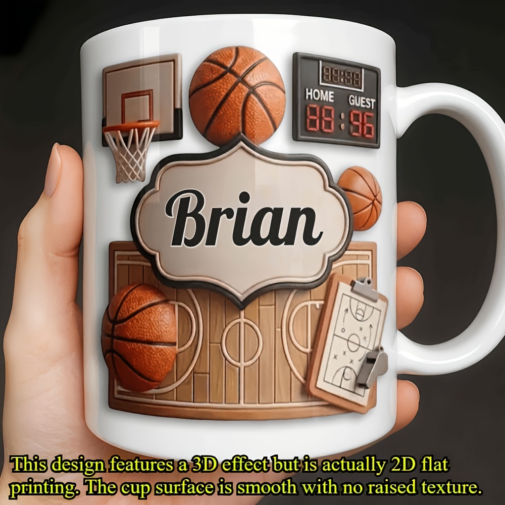 Personalized Basketball Mug Cu - огляд і ціна Coffee Tea Name