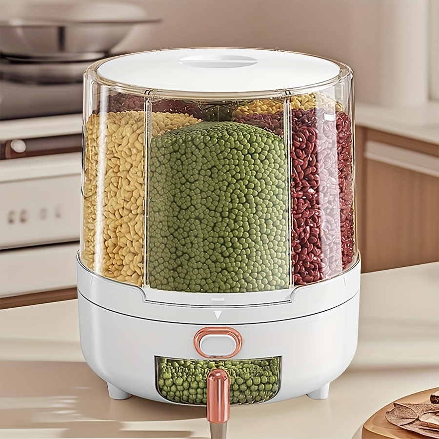 6‑Compartment 360° Rotating Ai - огляд і ціна Coffee Tea And Sugar Set